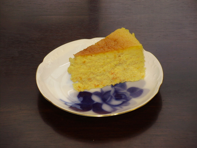 自家製 人参のケーキ
